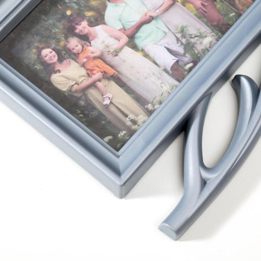 Фоторамка - коллаж на 5 фото С сердцем, венге, (пластиковый экран)