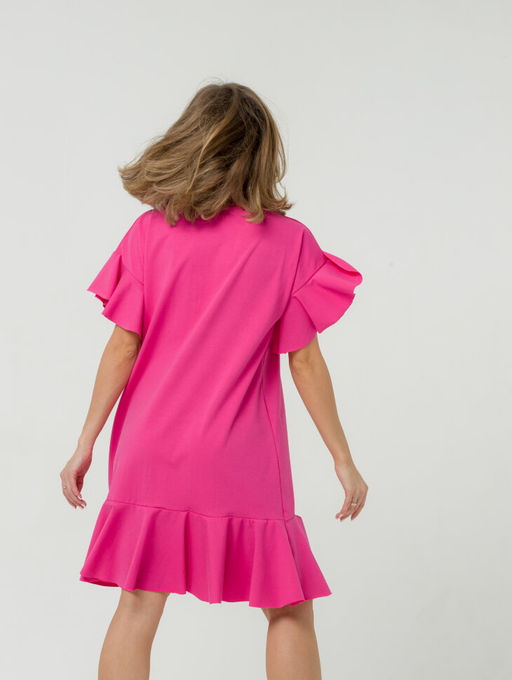 Платье с волнами ПЛОТНЫЙ ХЛОПОК - Knitka wear фото 14