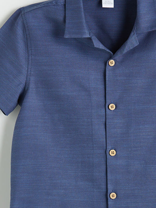 Basic Pamuklu Erkek ?ocuk G?mlek