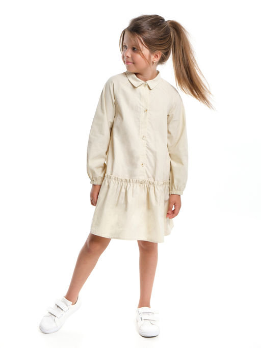 Платье для девочки нарядное детское праздничное UD 7967 св.коричневый - Mini maxi фото 9
