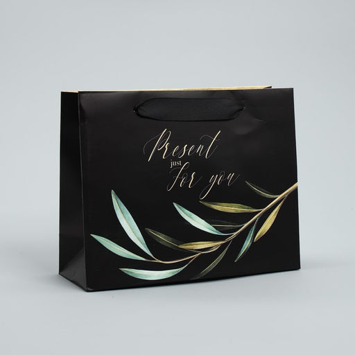 Пакет ламинированный горизонтальный Present just for you, 22 17.5 8 см - Дарите счастье фото 5