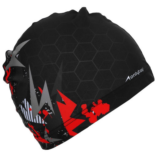 Шапочка для плавания взрослая ONLYTOP «Соты», тканевая, обхват 54-60 см