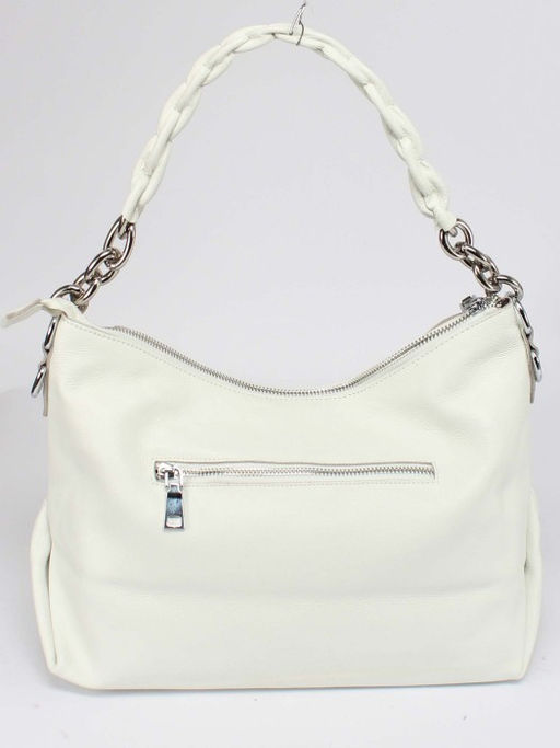 Сумка женская натуральная кожа JRP-8917-9, 1отд+карм/перег, плечевой ремень, белый SALE 259894 - Adelia фото 2