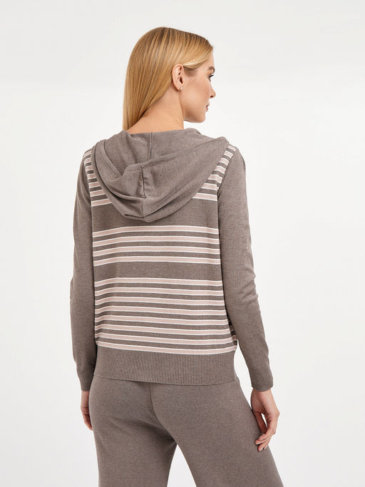 кардиган женский на молнии с капюшоном - Glenfield фото 6