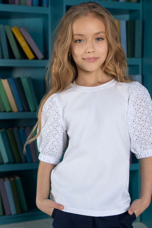 Блузка Ольга короткий рукав