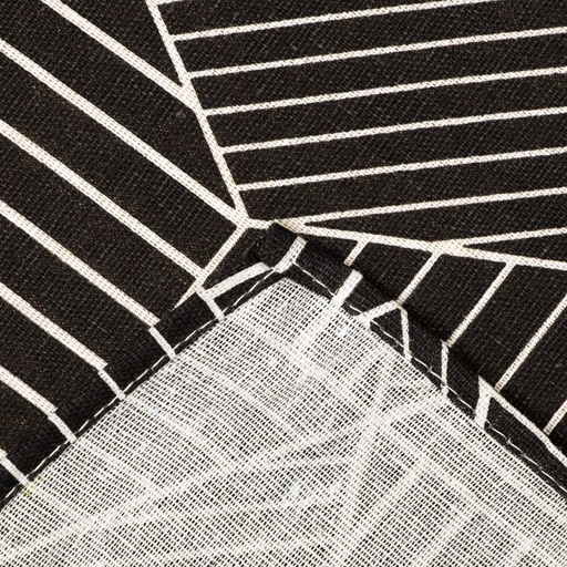 Набор декоративных салфеток Доляна 40х40см 4шт, Тренд черный, 100% пэ  фото 3