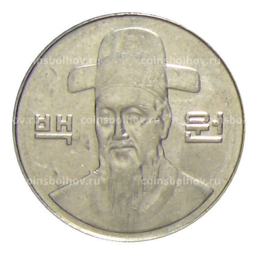 Монета 100 вон 2008 года Южная Корея