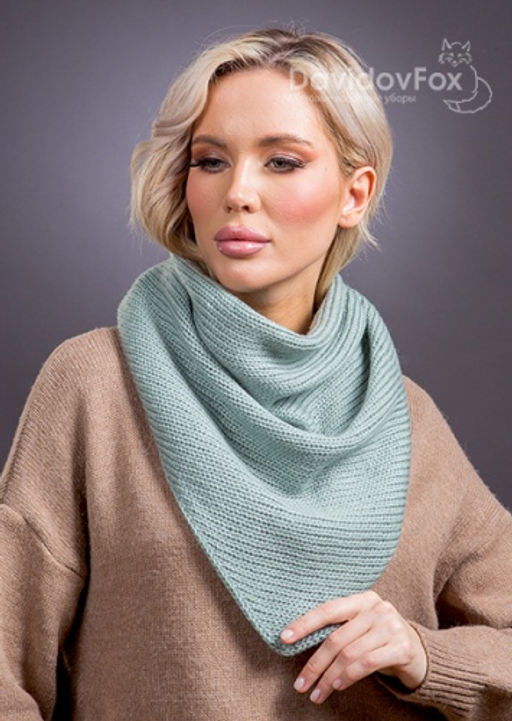 Косынка трикотаж мята