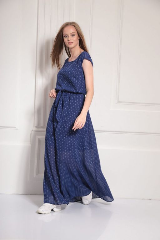 Платье AMORI 9476 василек  фото 2