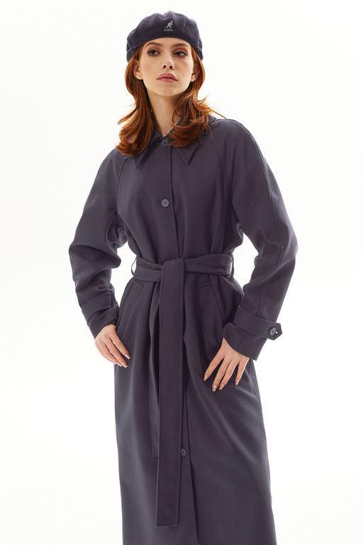 Пальто Golden Valley 7148 темно-фиолетовый  фото 4