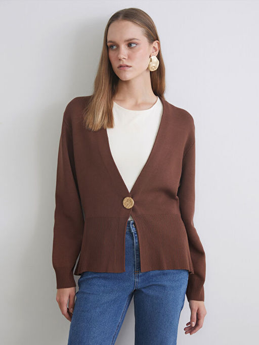 V Yaka Kad?n Triko H?rka