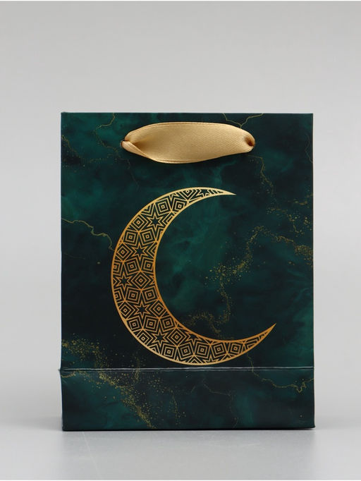 Цена за 3 шт. Пакет подарочный, упаковка «Рамадан», S, 12 × 15 × 5,5 см