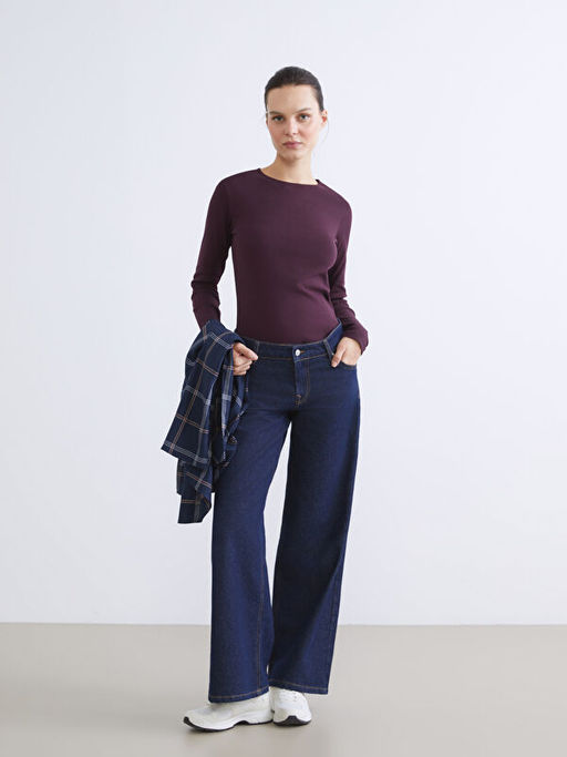 Bisiklet Yaka Kad?n Ti??rt