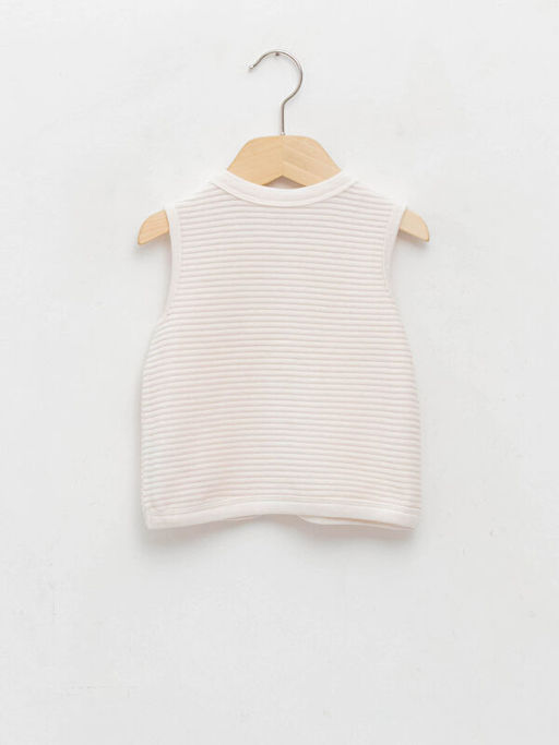 V Yaka Nak?? Detayl? Erkek Bebek Yelek - Waikiki фото 2