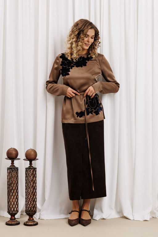 Костюм Gizart 5435 капучино,шоколадный