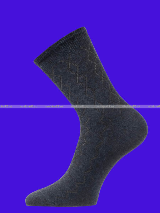 Цена за 5 пар. 5 ПАР - САРТЭКС носки мужские арт. Г-18 р СЕРЫЕ