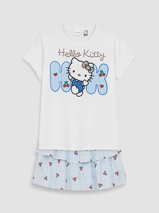 Hello Kitty Bask?l? Ta?l? K?z ?ocuk Tak?m