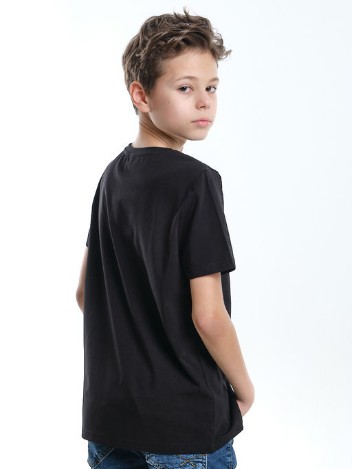 Футболка подростковая с принтом UD 7904 черный - Mini maxi фото 2