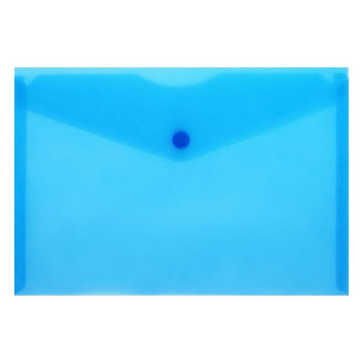 Цена за 2 шт. Набор папок-конвертов на кнопке А5 150мкм Calligrata прозрачные, микс 5шт