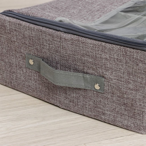 Короб для хранения обуви «Рон», 58×30×15 см, коричневый