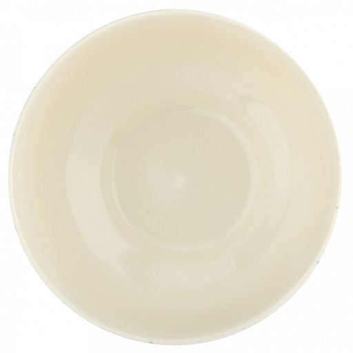 "Карусель" Салатник фарфоровый 1,15л, д17,5см, h9см, с деколью, кремовый (Китай)