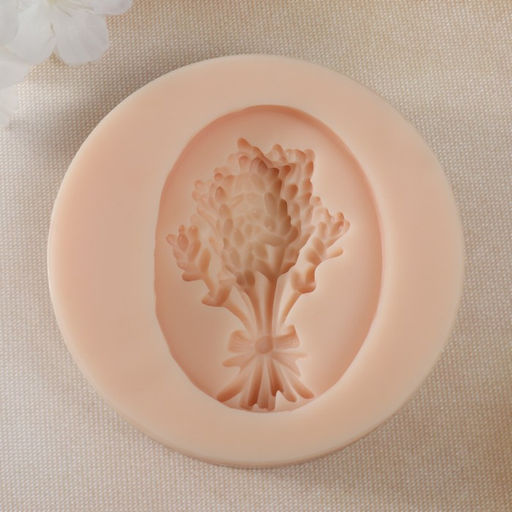 Силиконовый молд, форма для заливки «Лаванда», 7×5.4×2 см