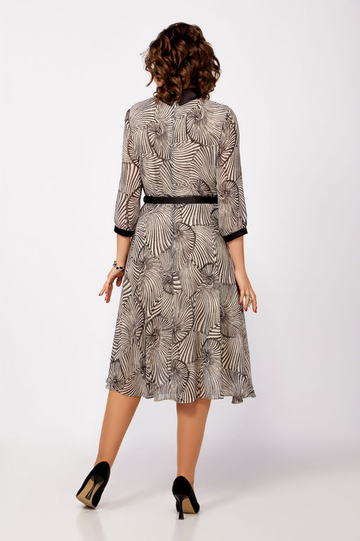 Платье Swallow 804 слоновая кость/принт ракушки - Romanovich style фото 9