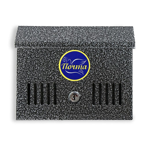 Ящик почтовый с замком, горизонтальный Мини, серебристый - Simaland фото 4