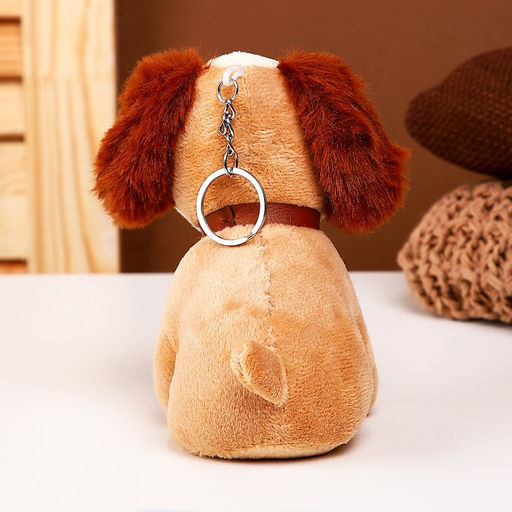 Мягкая игрушка Собачка, на брелоке, 13 см, цвета МИКС - Simaland фото 3