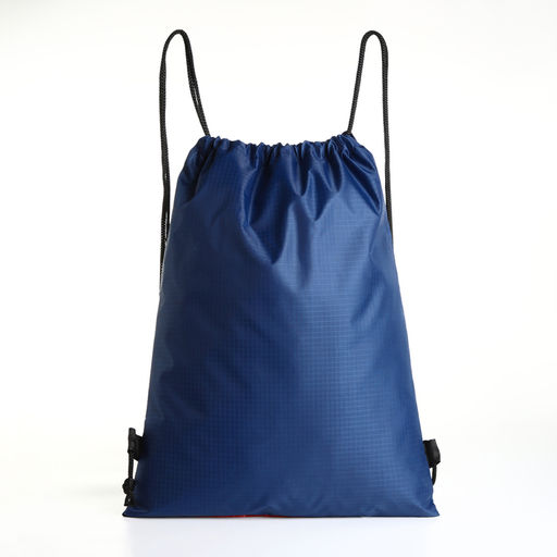 Мешок для обуви, 34*0,1*45, отд на молнии, на стяжке, синий - Simaland фото 2