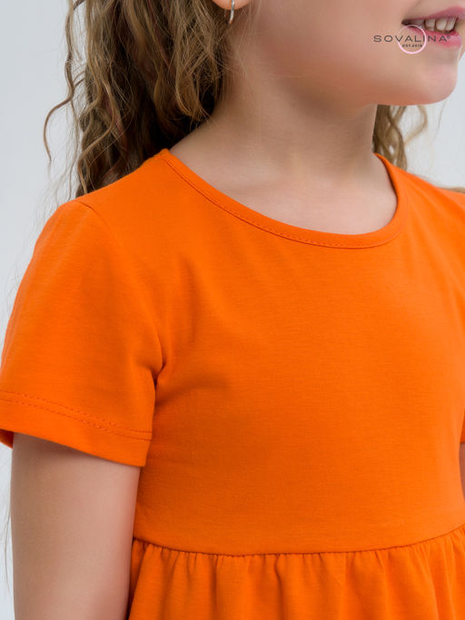 Платье Тия оранжевая - Sovalina фото 14