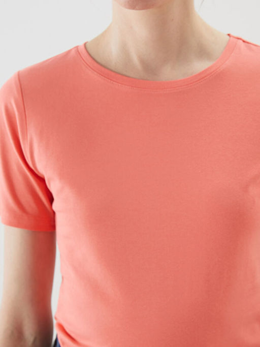 Bisiklet Yaka Kad?n Ti??rt