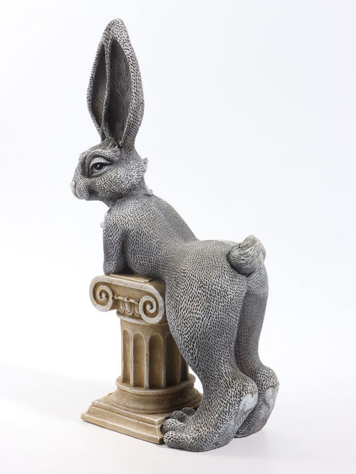 Фигурка декоративная «Зайка Диана», 11×25×42 см, серая