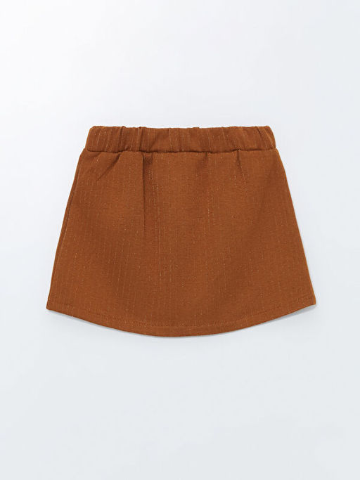 Beli Lastikli K?z ?ocuk Etek ve K?lotlu ?orap 2li Tak?m - Waikiki фото 4