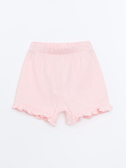 Beli Lastikli Basic K?z ?ocuk ?ort