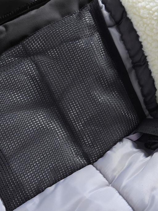 Парка зимняя подростковая для девочки с капюшоном черного цвета 9538Ch - Mtforce фото 15