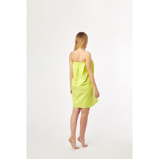 Полотенце для бани Экономь и Я Парео 80х144 см, салатовый 100% хл, 200 гр/м2  фото 3