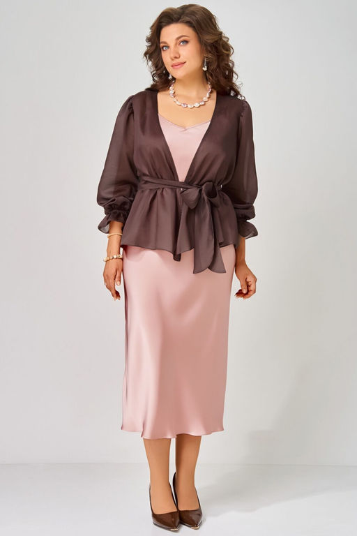 Костюм FITA 3193 розово-шоколадный