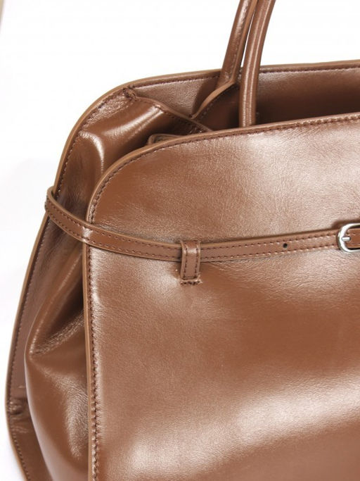 Сумка женская натуральная кожа GU 163-89-6862, 1отд, плечевой ремень, (УЦЕНКА/ДЕФЕКТ царапина на лиц.стороне) коричневый 265217 - Adelia фото 4