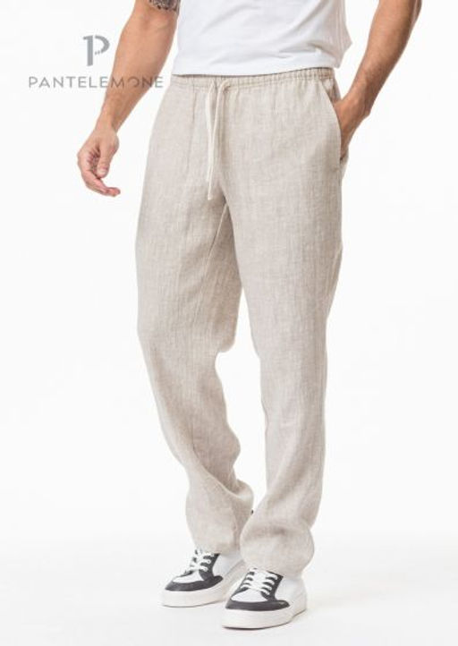 Мужские брюки льняные PDBB-213 - Pantelemone фото 2