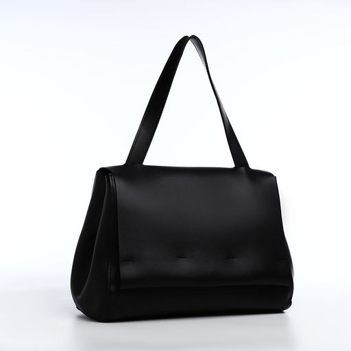 Сумка-мессенджер на магните, цвет чёрный - Simaland фото 3