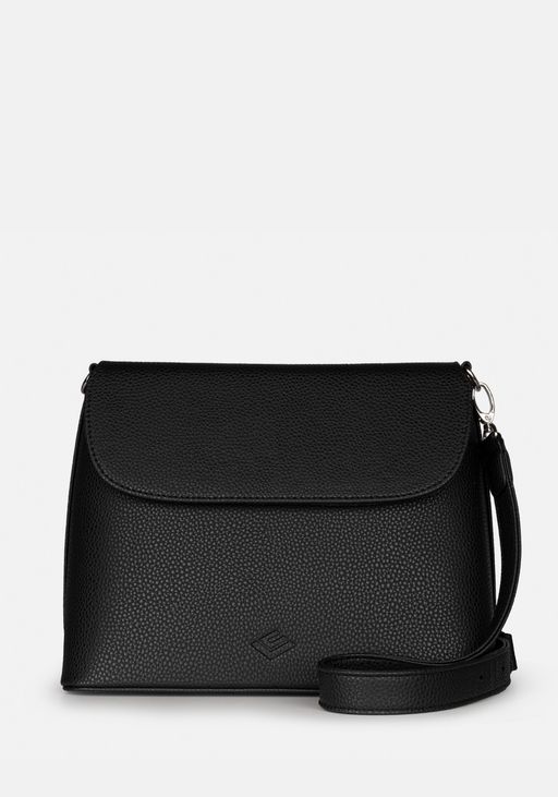 Сумка Модель №1531 | кожзам | гладкий | черный | Р901-1 | 31631