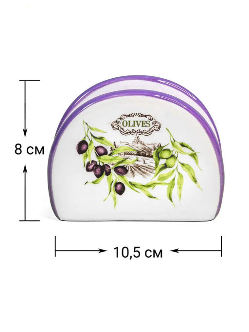 Салфетница ОЛИВКИ арт.MFK21038 /МФК/  фото 6