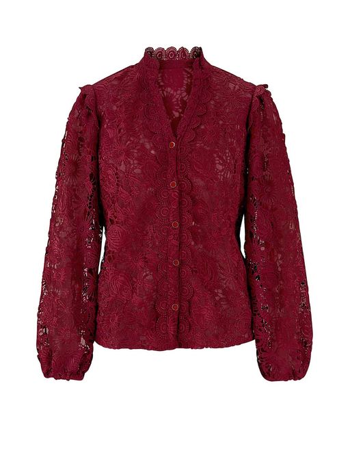 Блузка, вишневая - Heine фото 2