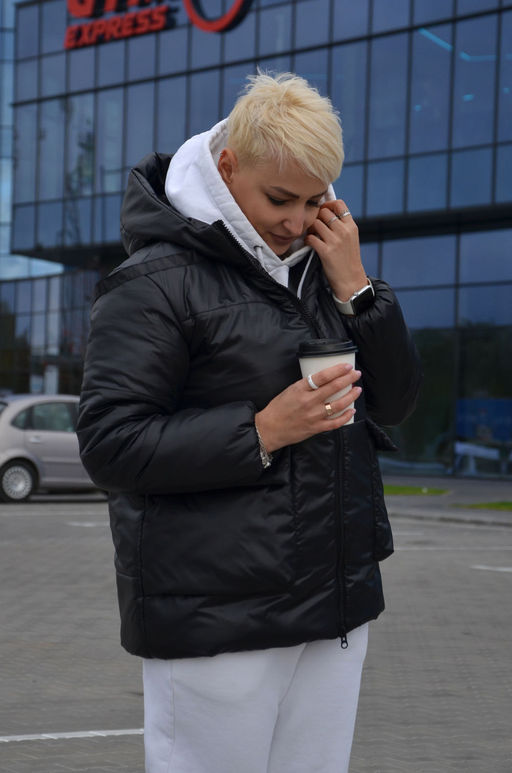 Куртка DOGGI 6361 черная  фото 6