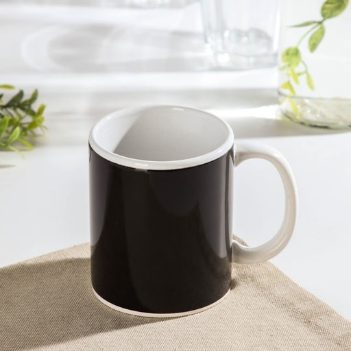 Кружка-хамелеон керамическая Доляна С праздником весны тебя!, 350 мл, цвет бежевый  фото 3