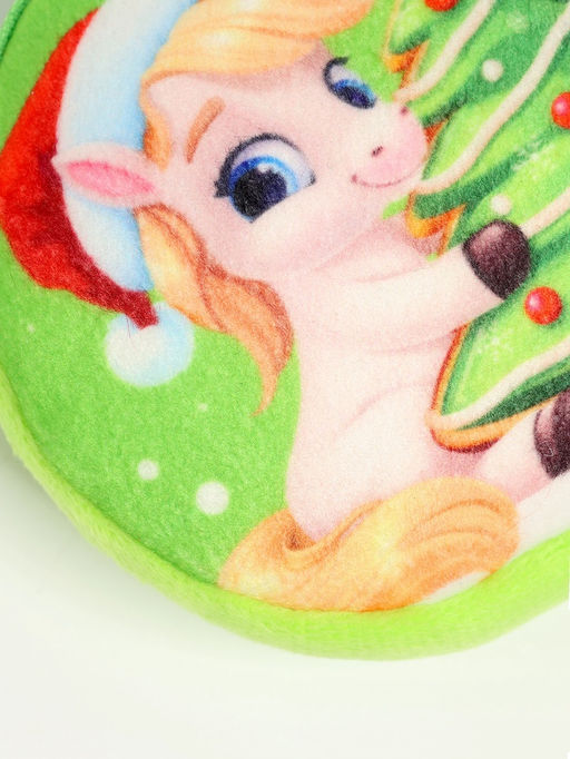 Цена за 10 шт. Кошелёк детский Лошадки, плюшевый, МИКС