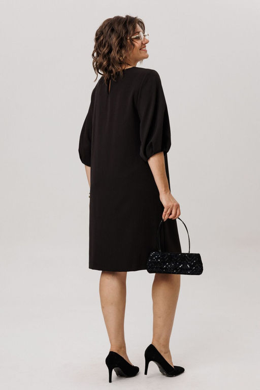 Платье ANELLI 1792 лепесток черной мальвы  фото 6