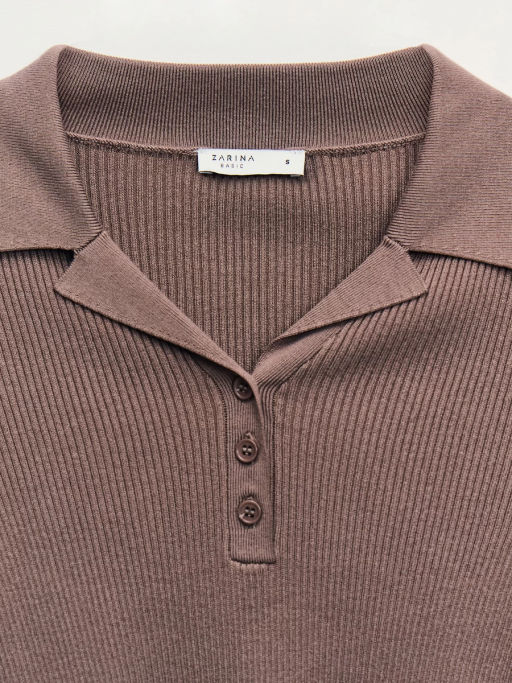 Джемпер из вискозы с отложным воротником / Zarina  фото 8