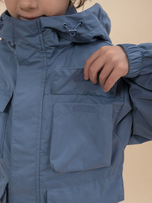 PELICAN, ветровка для мальчиков, Джинс  фото 6